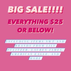 BIG SALE BIG SALE BIG SALE BIG SALE